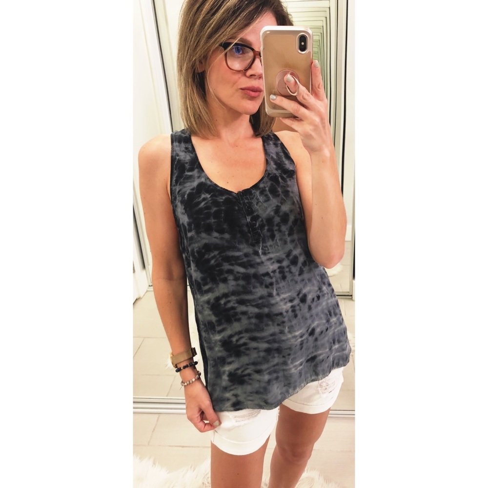Gypsy 05 Black Racerback Silk Tank Top